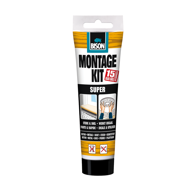 Bison 1049281 - kit di montaggio super 200g | 3 pezzi