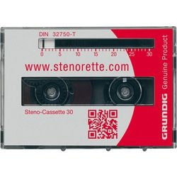 Minicassetta grundig steno grigia