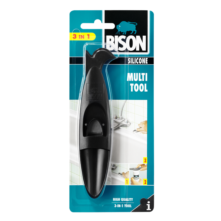 Bison 1029698 - b utensile multiuso in silicone | 3 pezzi