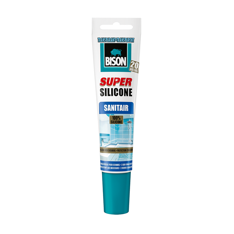 Bison 1050780 - vaschetta sanitaria super silicone 150ml | 3 pezzi