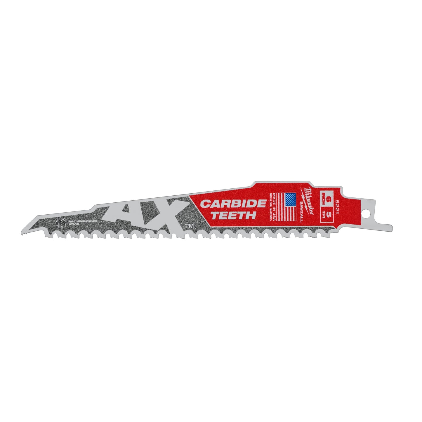 Hojas de demolición Ty milwaukee heavy du ax™ con dientes de carburo | hacha tct 150 mm x 5 tpi | 1 pieza - 48475221