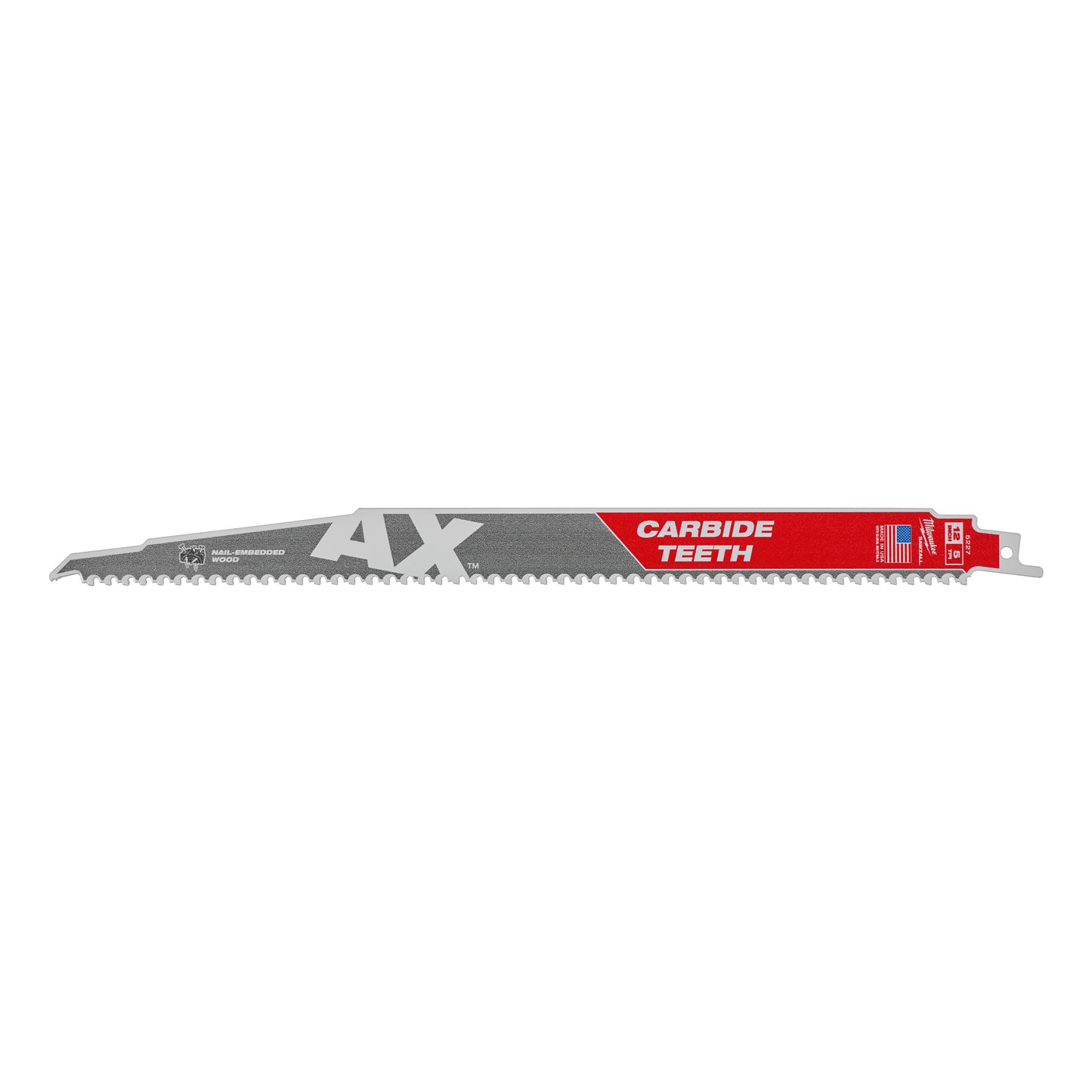 Lame da demolizione Ty Milwaukee Heavy Du Ax™ con denti in carburo | ascia tct 300 mm x 5 tpi | 1 pezzo - 48475227
