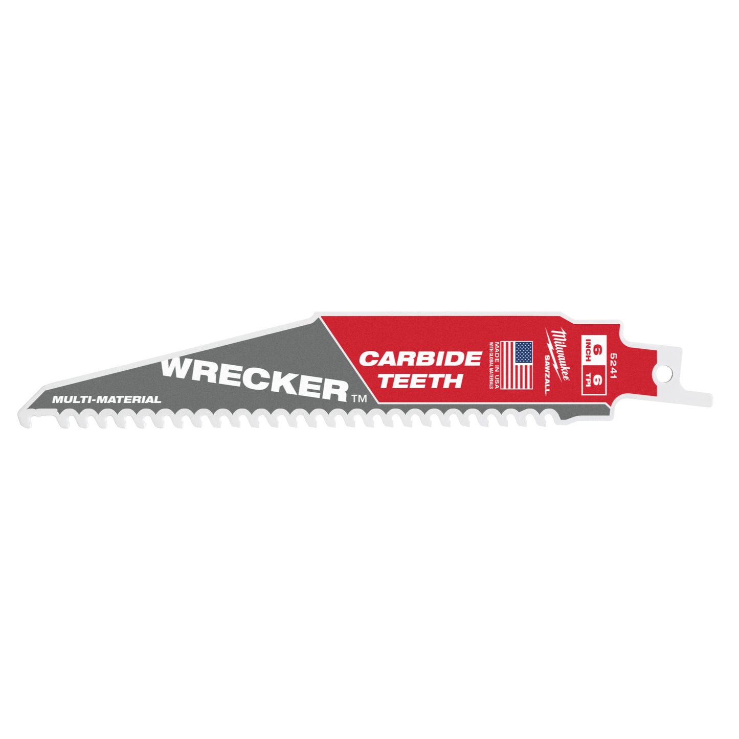 Multimateriale Milwaukee: Lame da demolizione seghettate in carburo Heavy Duty Wrecker™ | demolitore tct 150mm x 6 tpi | 1 pezzo - 48475241