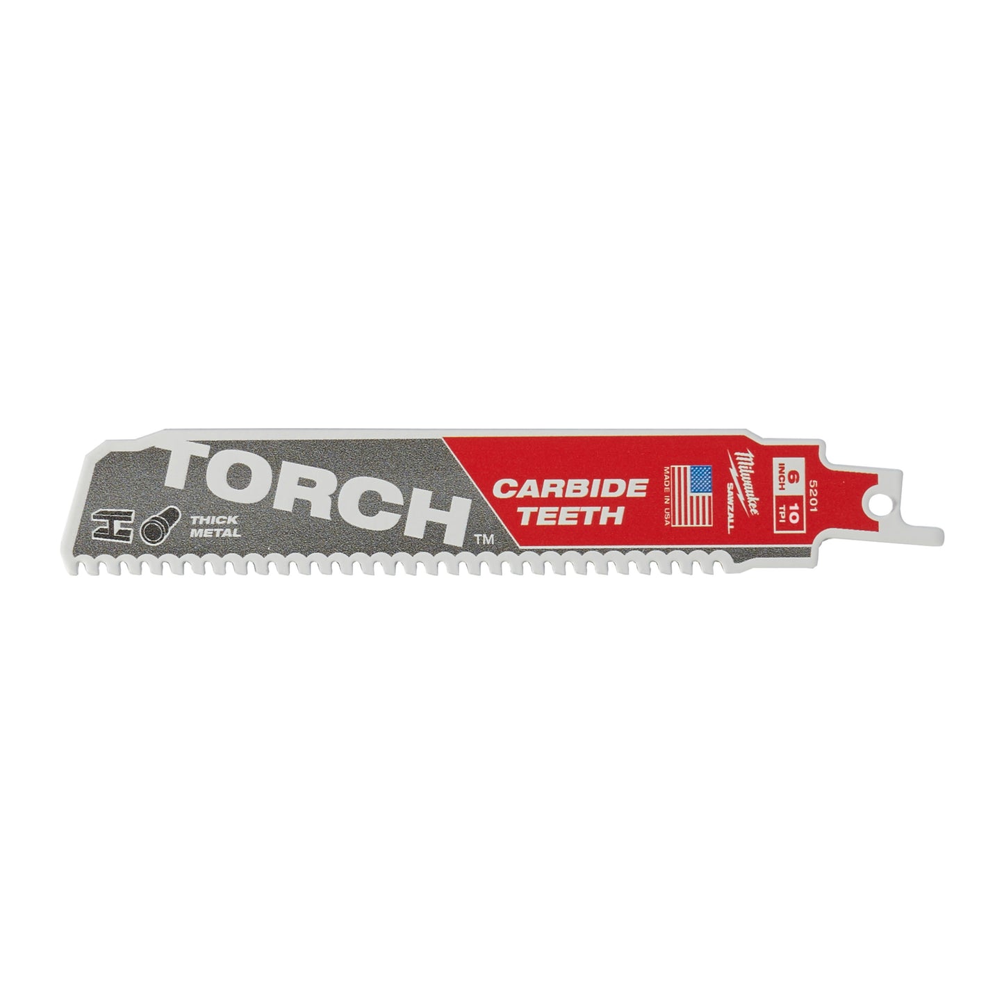 Dientes de carburo Ty Milwaukee Heavy Du Torch™ | antorcha tct 150 mm x 10 tpi | 1 pieza - 48475251