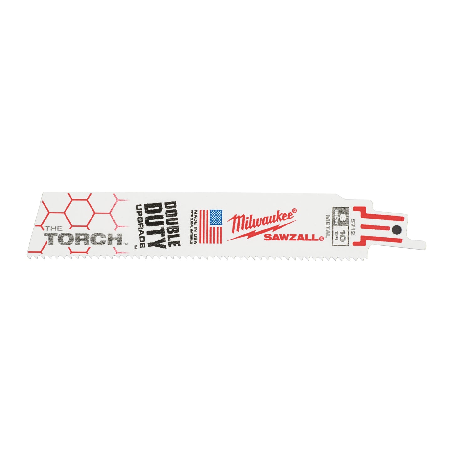 Lama per sega alternativa Ty Milwaukee Heavy Du Torch™ | torcia 150 mm x 10 tpi | 5 pezzi - 48475712