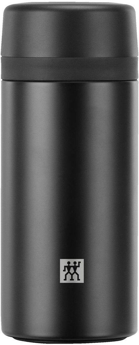 Zwilling termo con colador 420 ml - negro