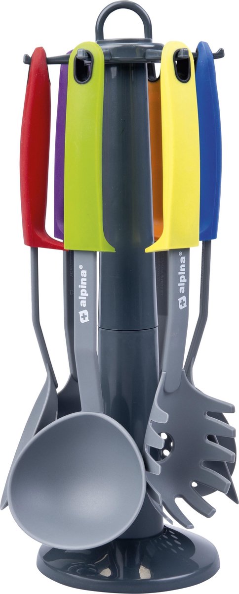 Alpina Kitchen Utensils Wits Wits en soporte de 7 piezas