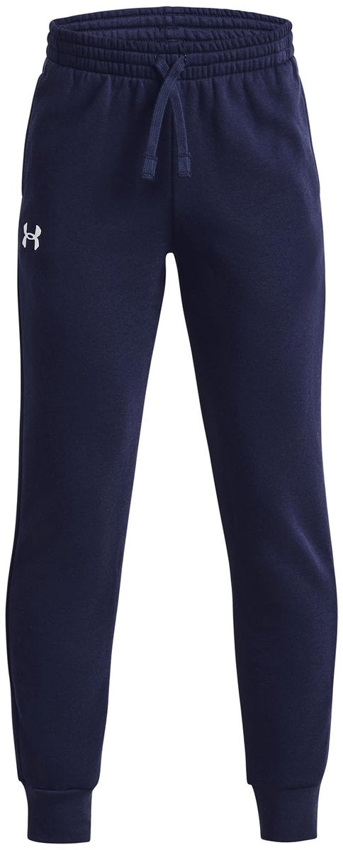 Under Armour UA Rival Fleece Joggers Pantalones deportivos unisex - Azul marino - Blanco