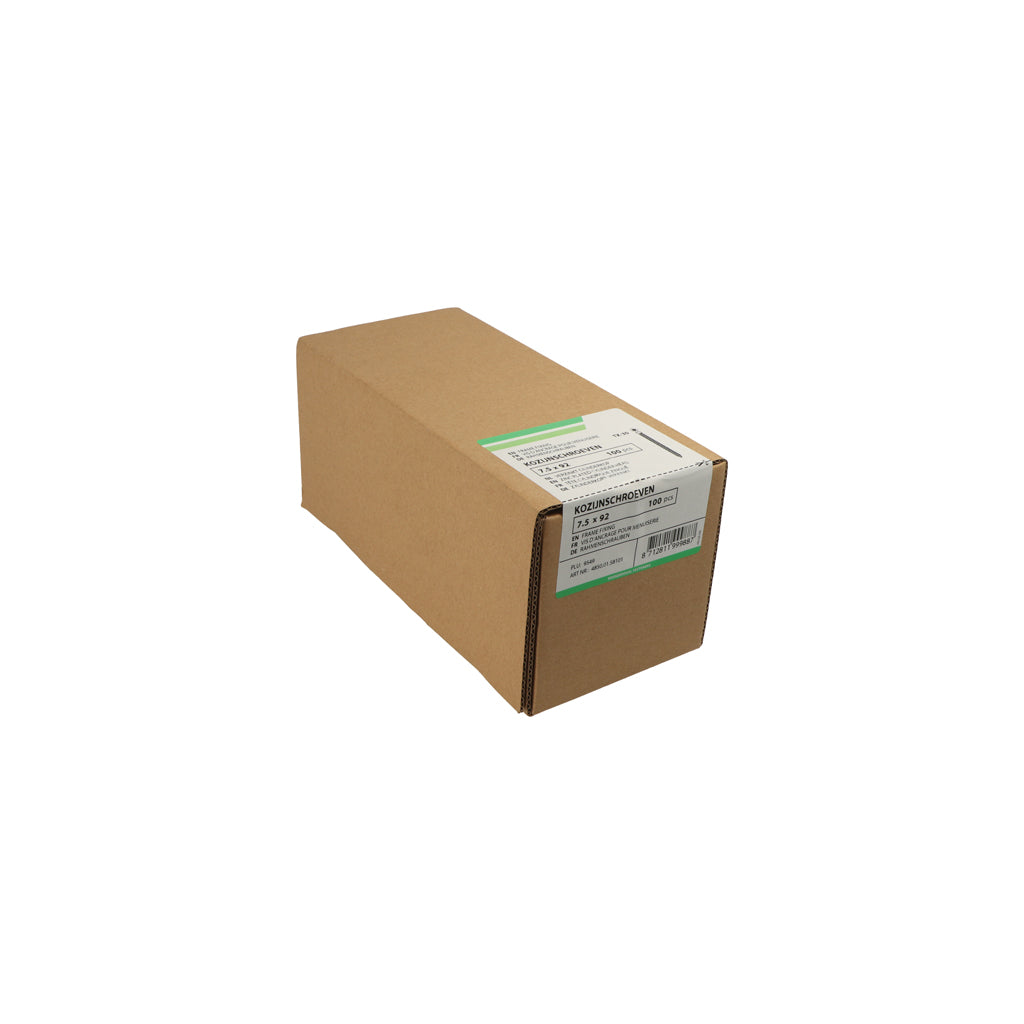 Vite telaio Hoenderdaal vz ck torx tx30 7.5x92 | 100 pezzi - 4850.01.58101