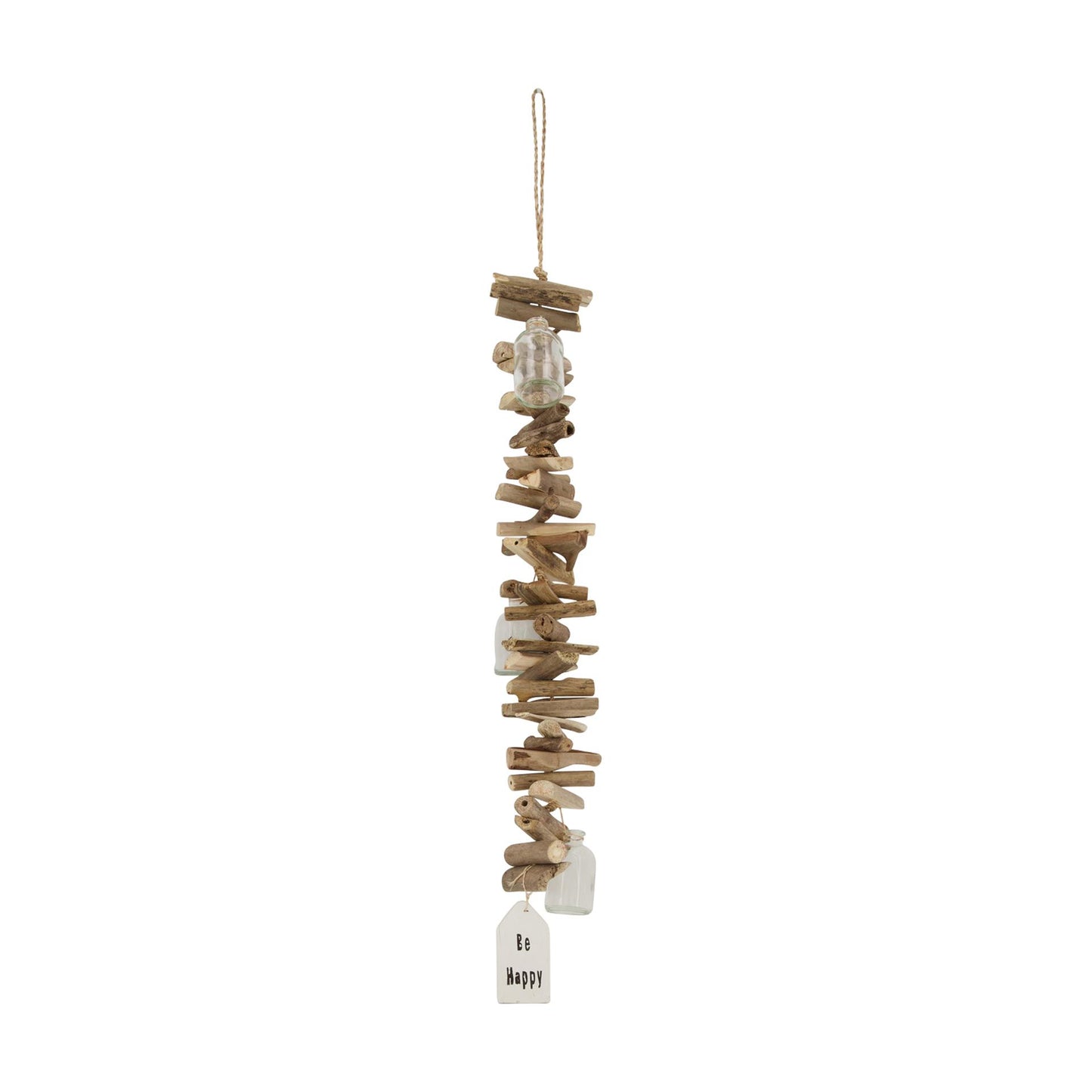 Dijk natural collections guirnalda madera y cristal 58x8x8cm