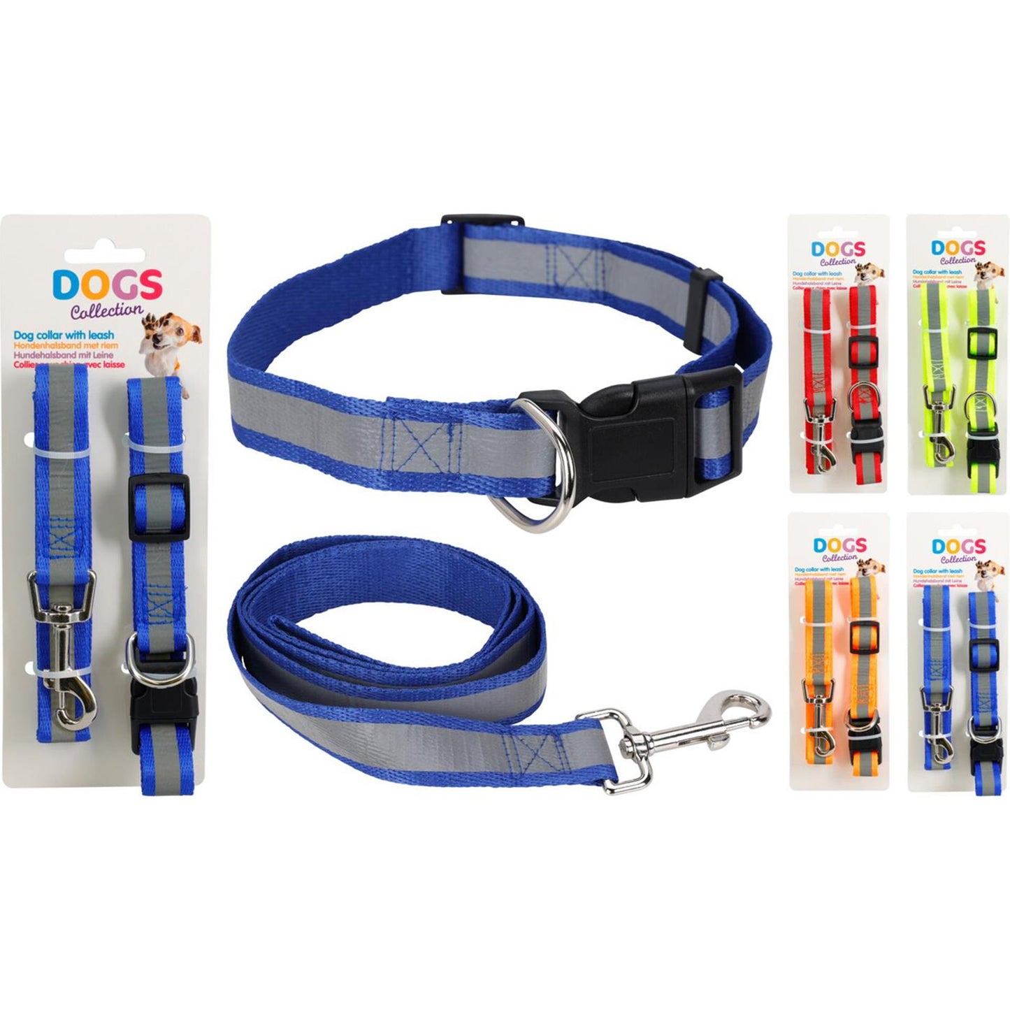 Collar para perros Dogs collection con correa 4ass