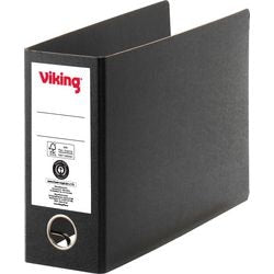 Ordner cartone vichingo a5 orizzontale 8 cm nero