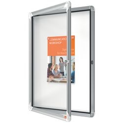 Binnenvitrine nobo veiligheidsglas 4x a4 59,5x67x4,5cm