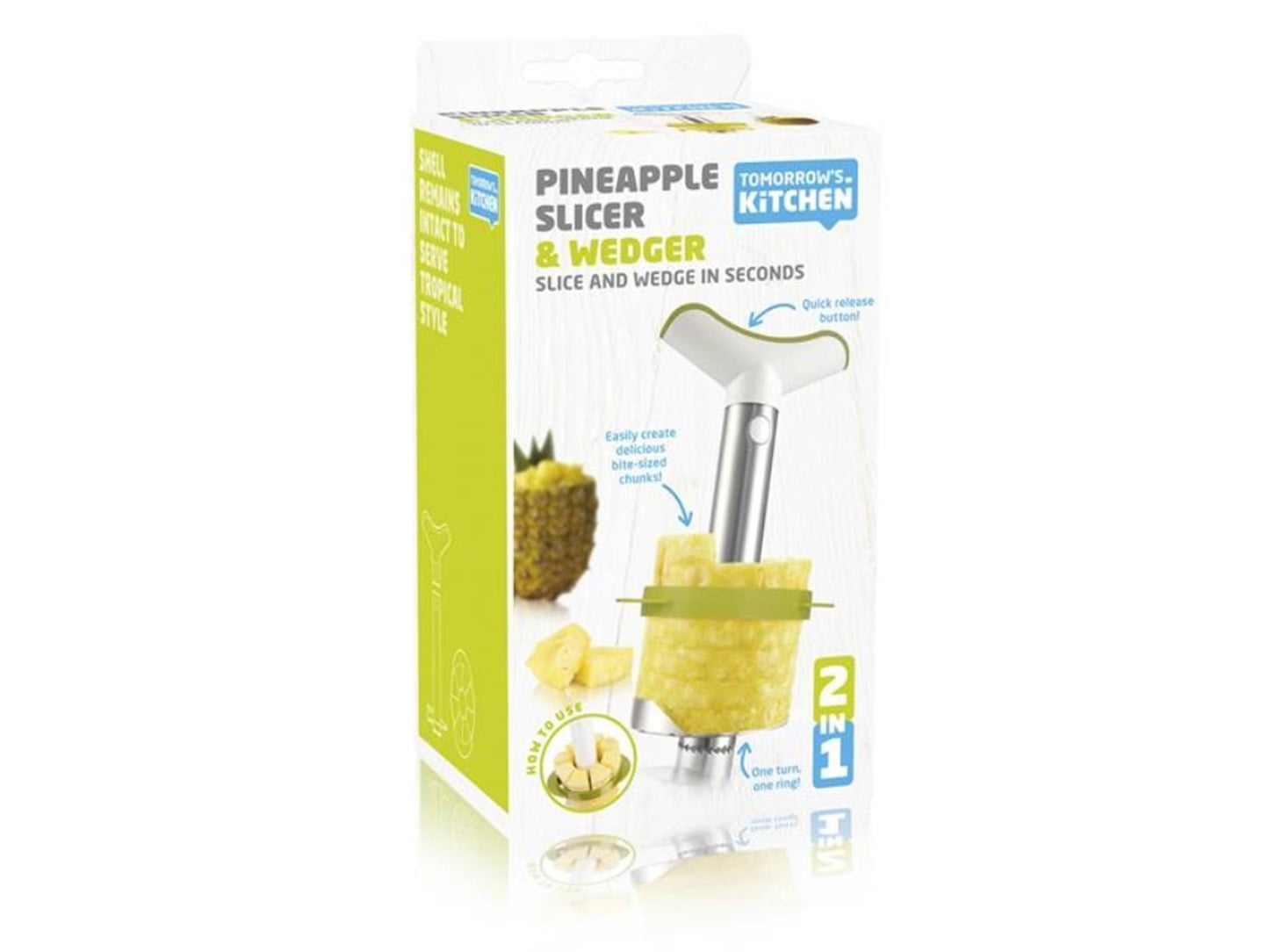 Tomorrow's kitchen cortador de piña vacuvin acero inoxidable