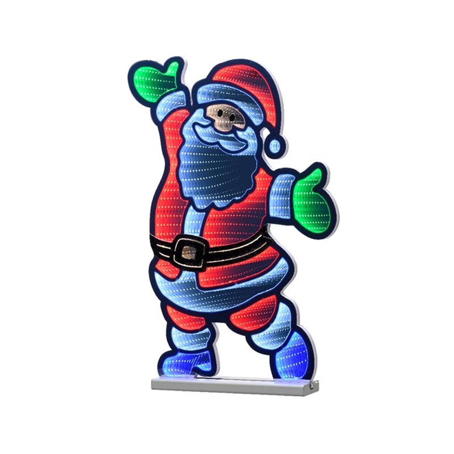 Lumineo Infinity illumina Babbo Natale h60cm