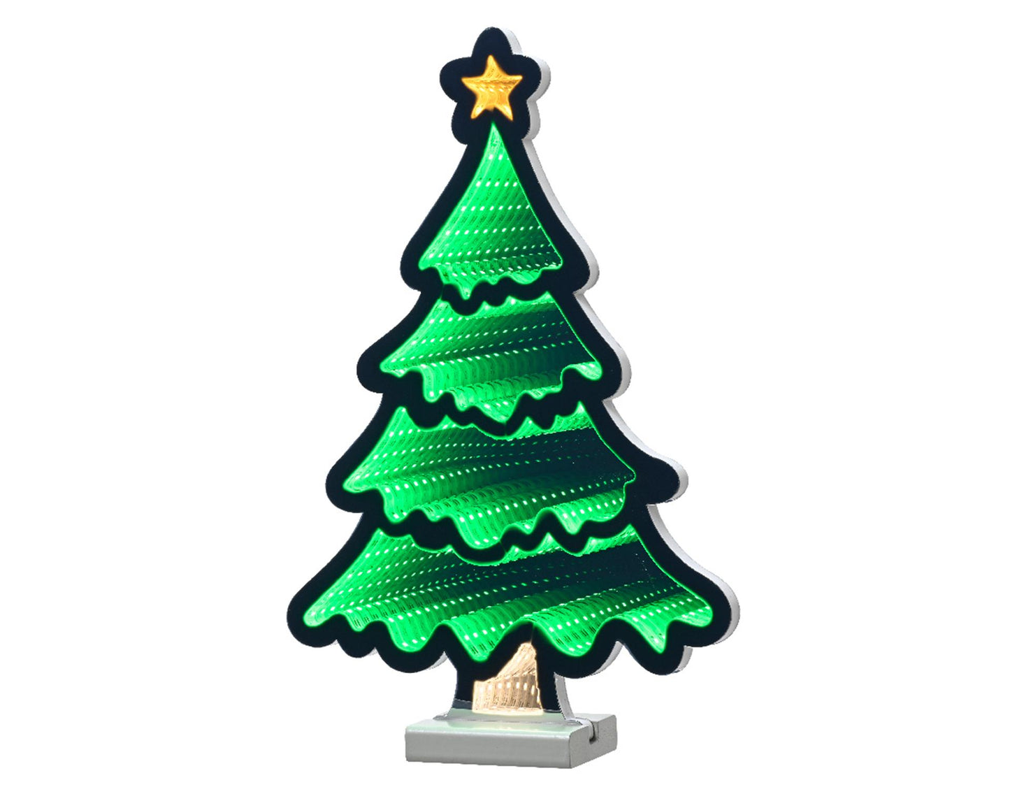 Decoris árbol de Navidad con luces infinitas h40cm