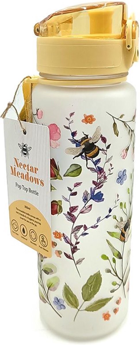 Nectar Meadows nella bottiglia pop top da 600 ml di bere ecozen