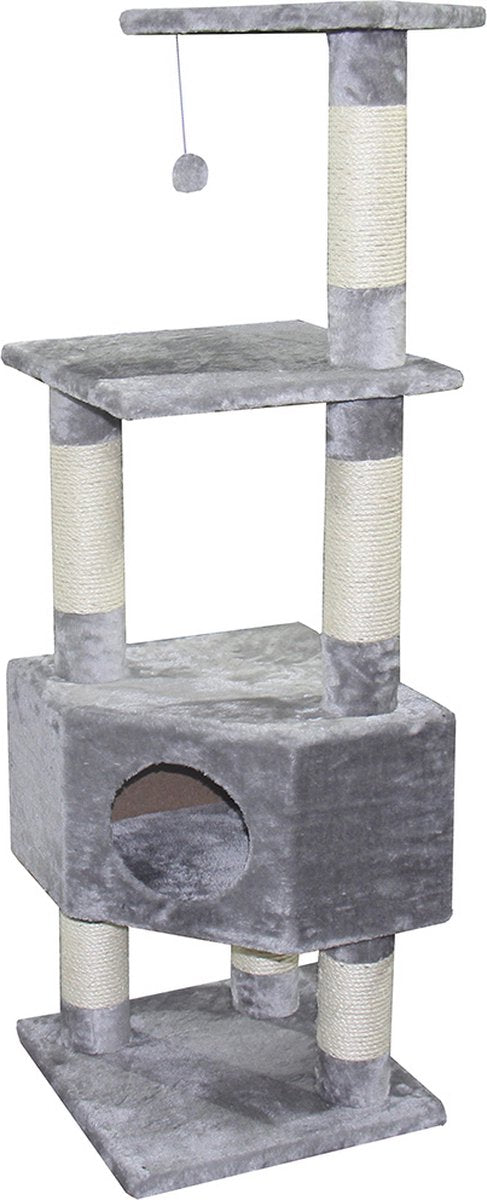 Ebi rascador clásico loona - beige - 40 x 40 x 135 cm