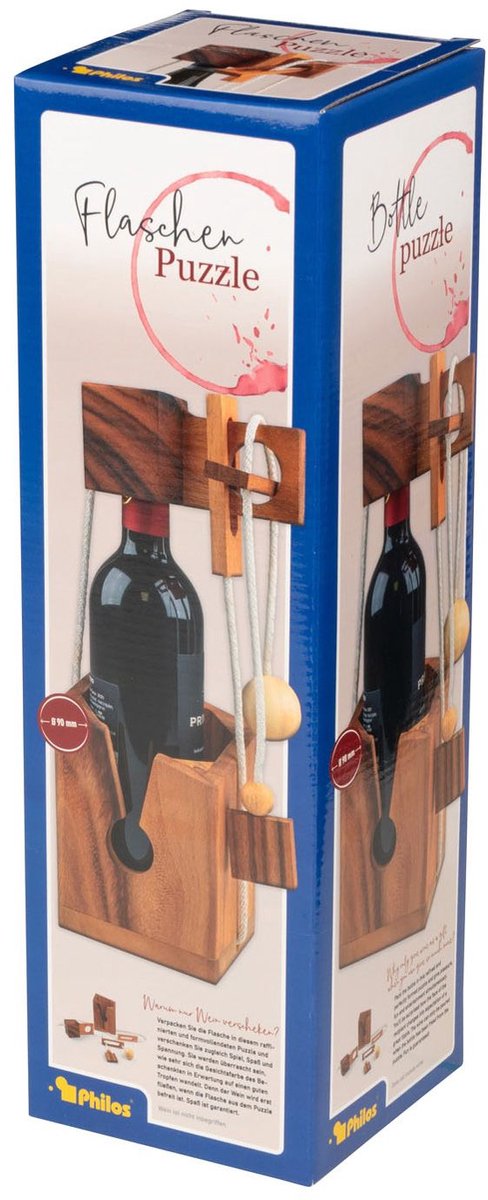 Puzzle bottiglia in legno Philos Samena - gioco educativo per bambini.