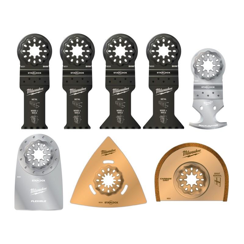 Accessori Milwaukee Starlock - set per set di ristrutturazione -8 pezzi - 48906088