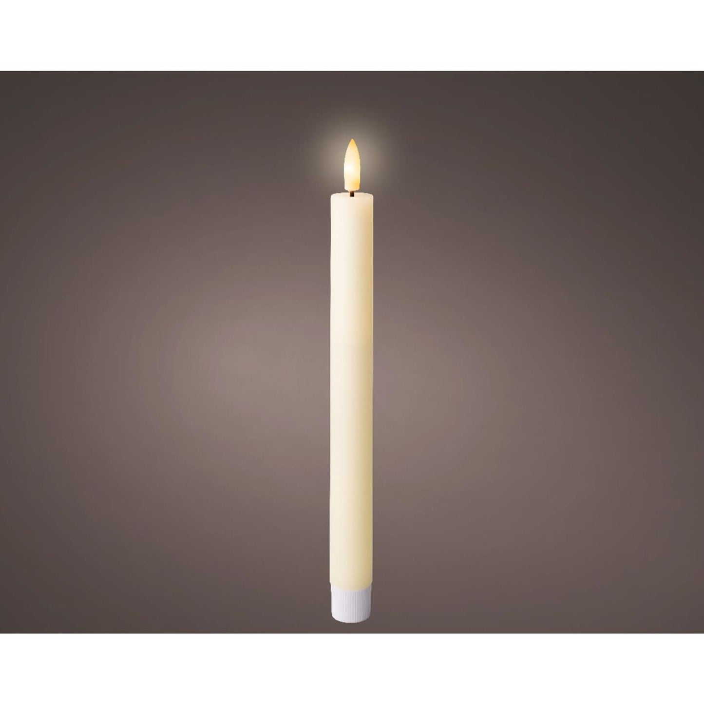Set candele da cena Lumineo LED crema di cera ø2,2xh24,5cm