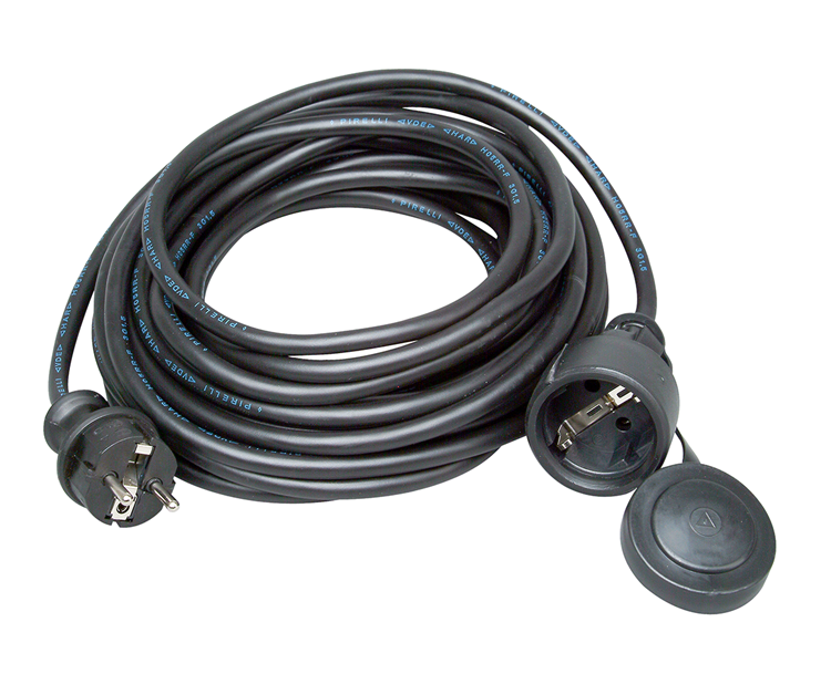 Kopp 1052502 - prolunga in gomma.3x1,5 10m nero | 1 pz