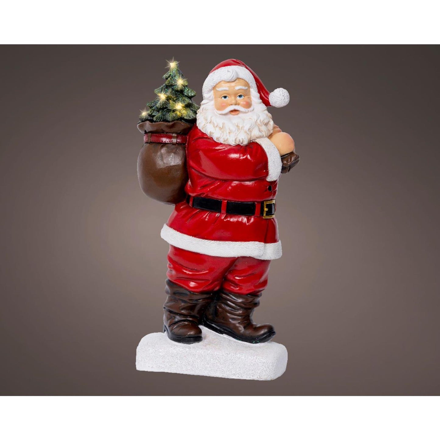 Statua Lumineo Babbo Natale LED 9x19,5x31,5cm