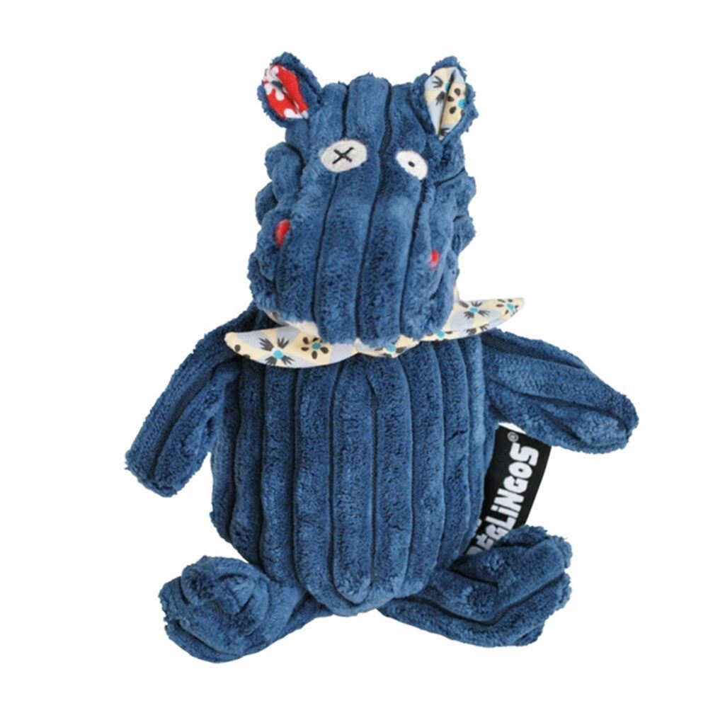 Peluche, l'ippopotamo alla moda 22 cm