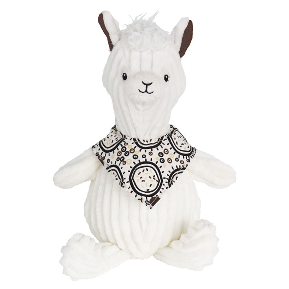 Knuffel in koker, de jonge lama 33 cm