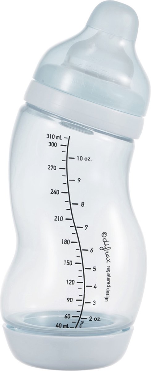 Biberon Difrax largo - 310 ml - azzurro - 1 pezzo - biberon s - anticolica