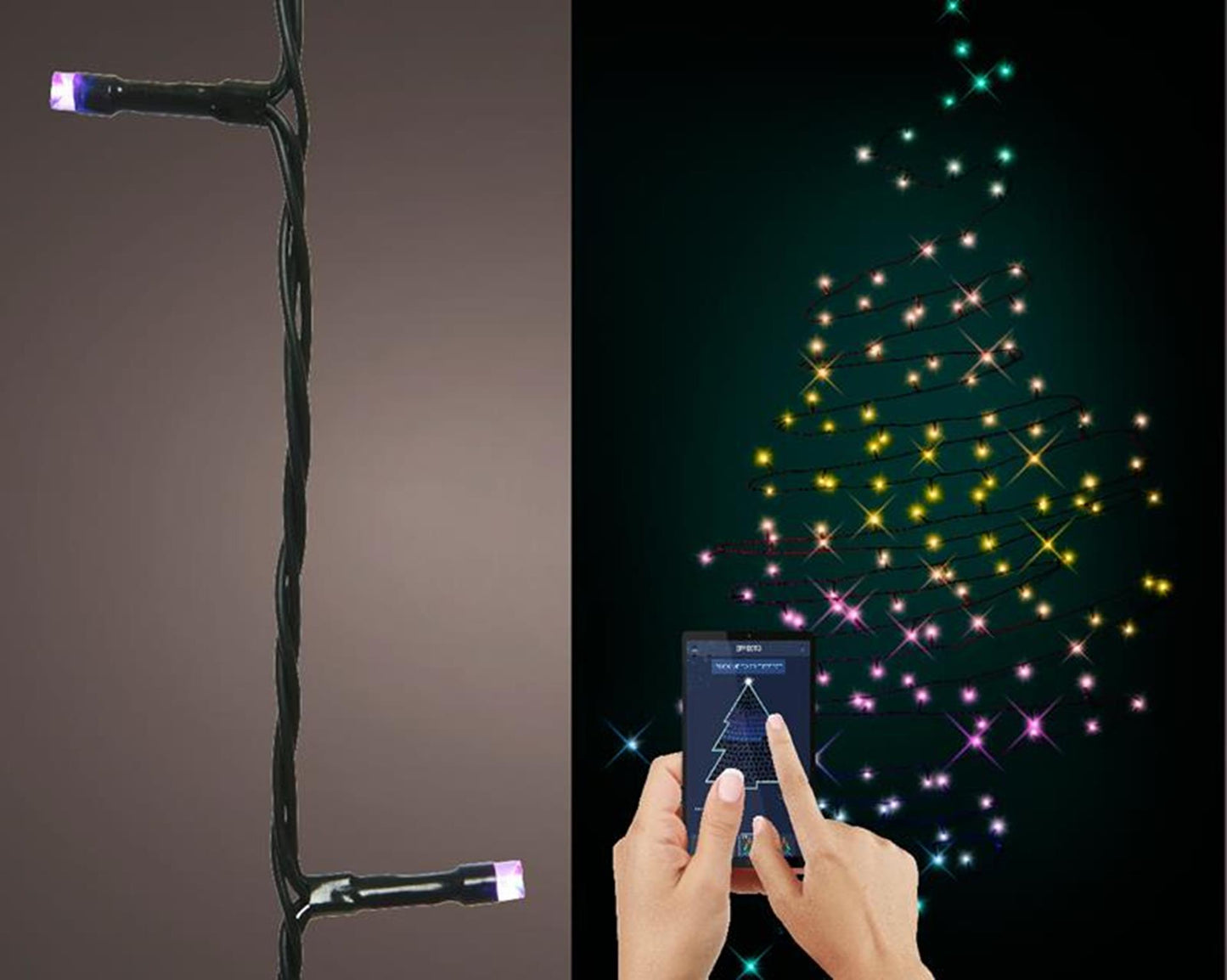 Lumineo luces navideñas control app 200 LED