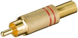 Plug tulipán Enzo chapado en oro rojo 7097317
