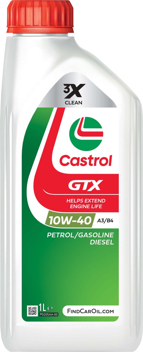 Olio Castrol GTX 10w40 a3 b4 1 litro