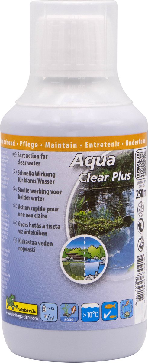 Ubbink ubbink vijverwater trattamento acqua trasparente più 250 ml per 5000 l
