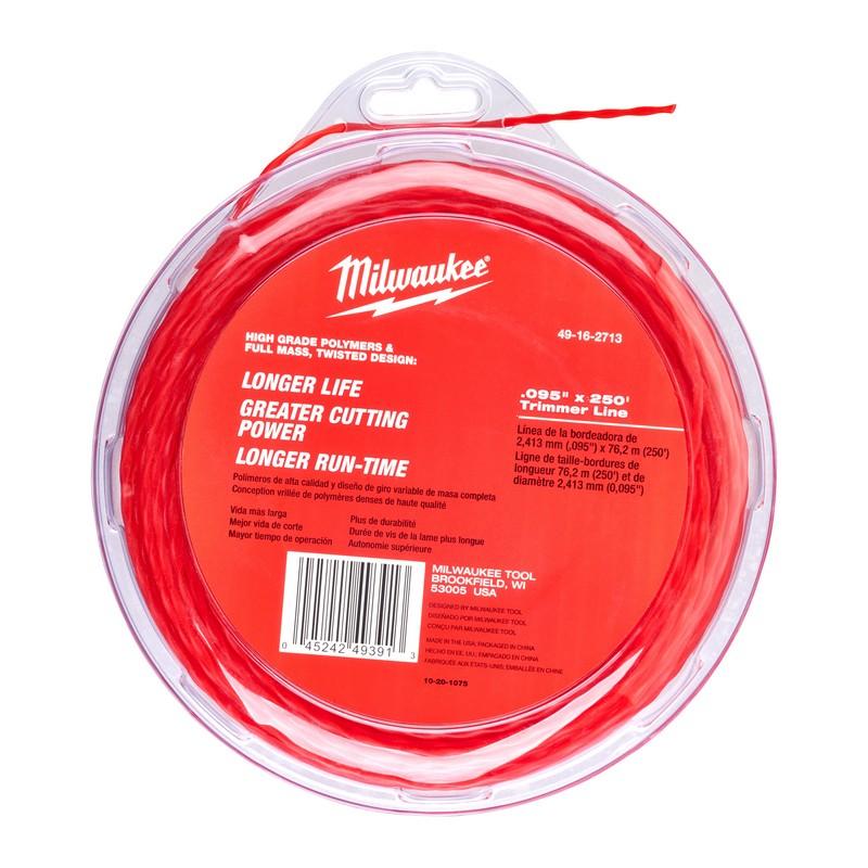 Accessori Milwaukee filo per decespugliatore 2,3 mm x 76 m - 49162713