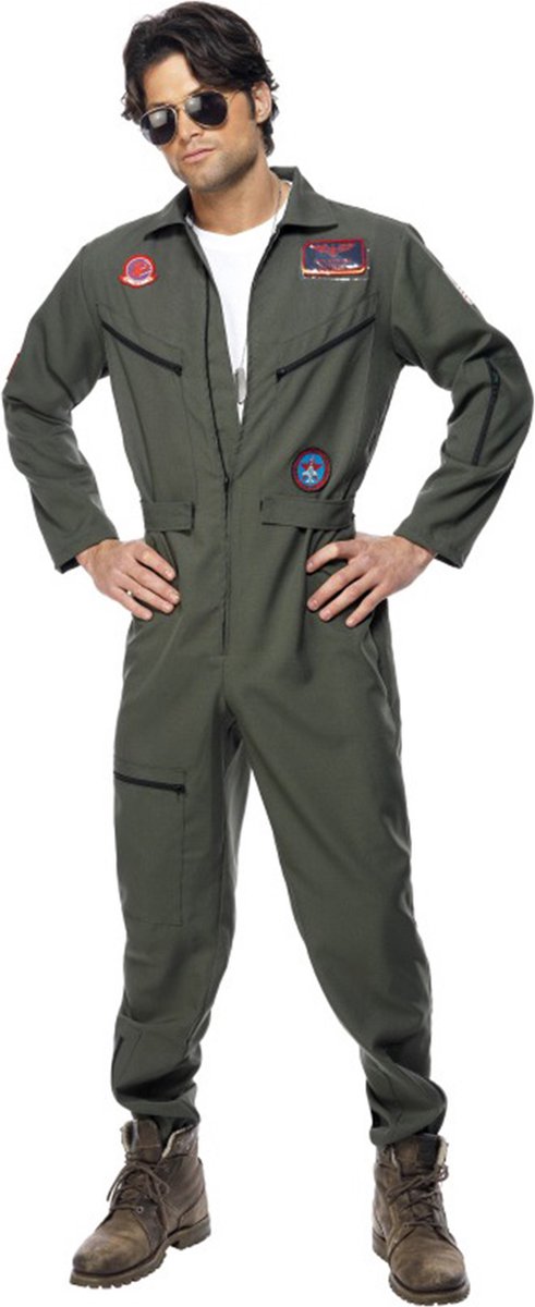 Vegaoo top gun en todas partes - disfraz de piloto para hombre - talla l - 52-54