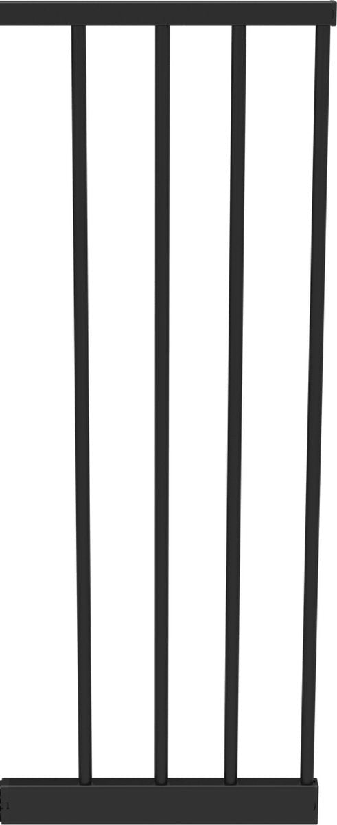 Noma Prolunga cancelletto per scale Easy Press Fit 28 cm in metallo nero 93834