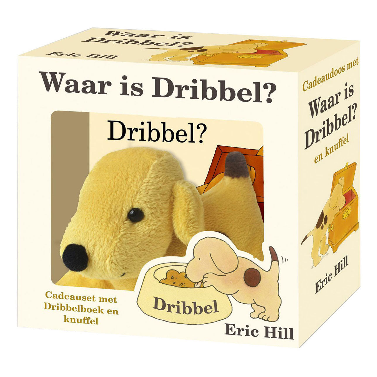 Set regalo con libreria centrale con dov'è il palleggio e il peluche