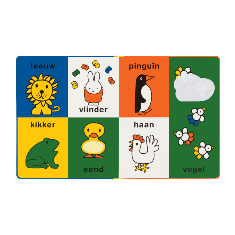 Libro de animales grande de Miffy. libro de tablero. 2+