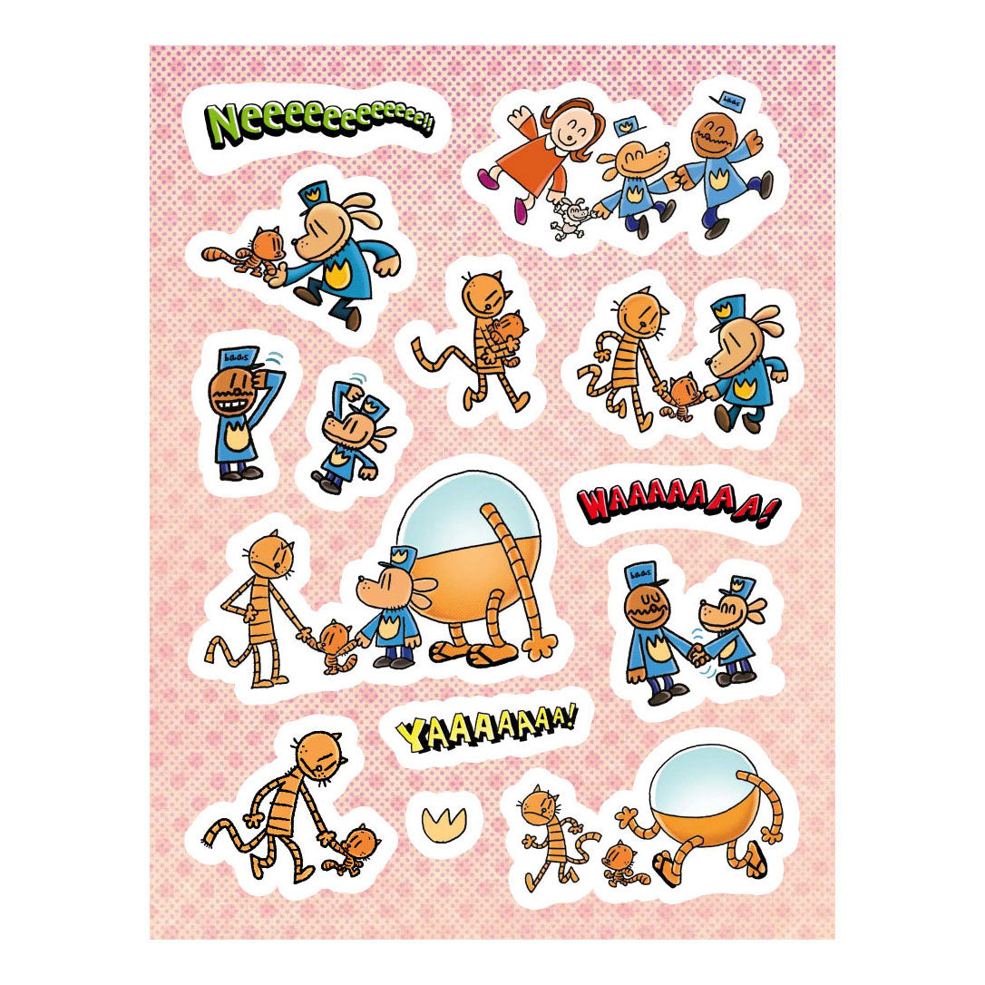 Libro Dog Man Stickerboek