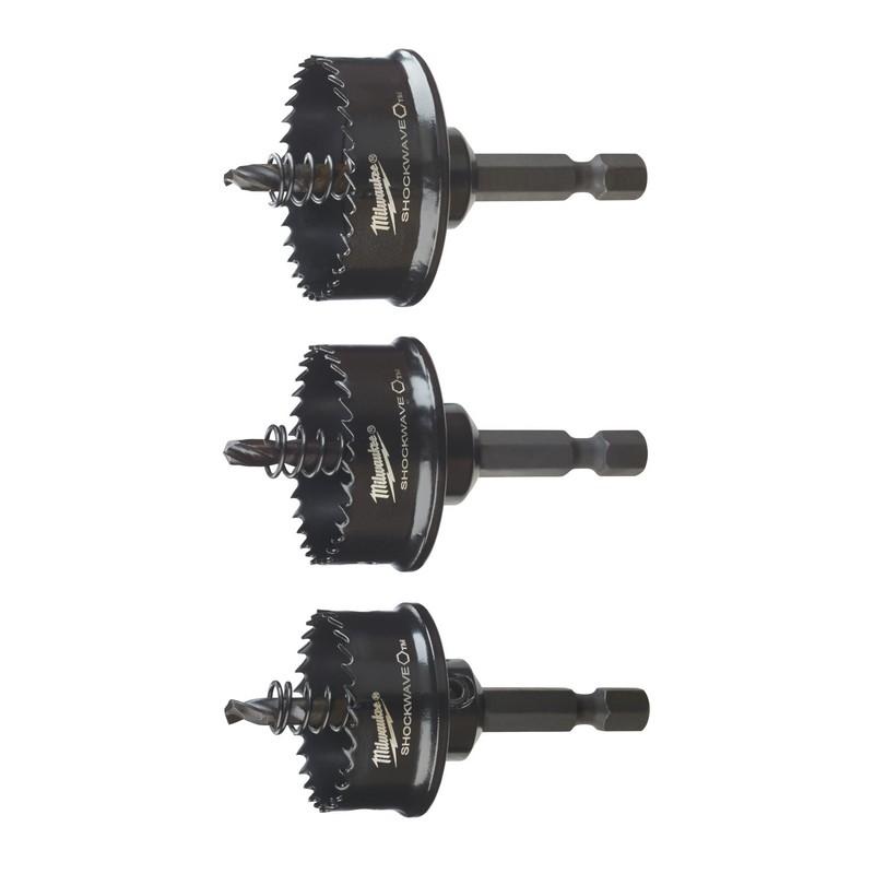 Milwaukee accesorios juego de sierra perforadora shockwave 22 29 35 mm - 49224800