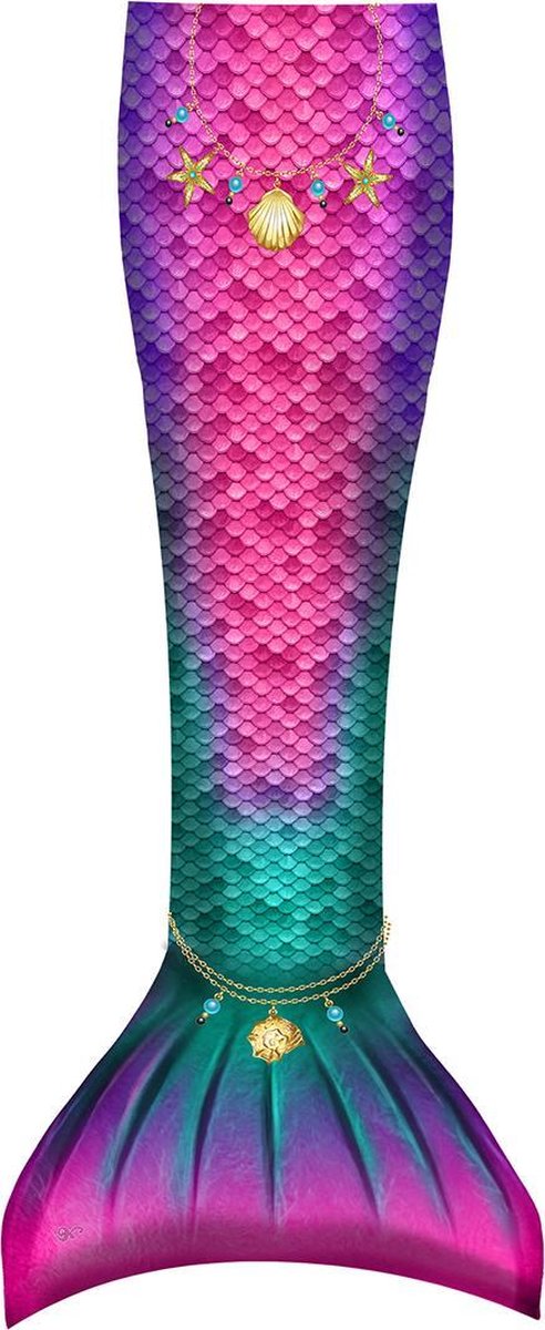 Coda da sirena Kuaki - stella fissata - s - 10 anni