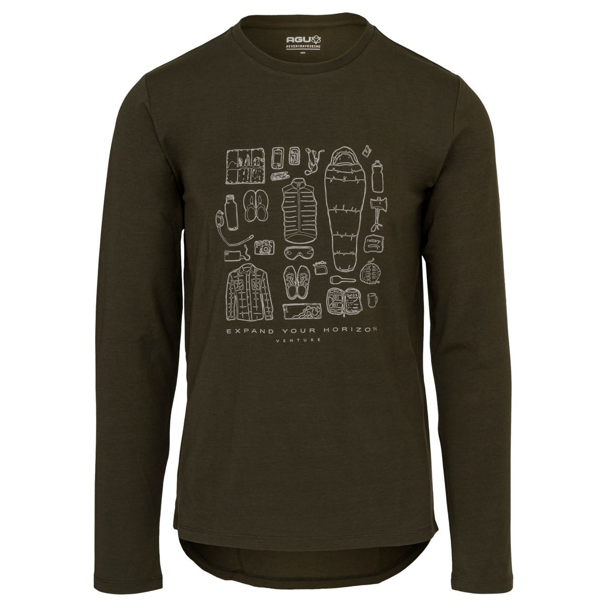 T-shirt performante a maniche lunghe