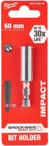 Milwaukee accessoires milwaukee magnetische bithouder magnetische bithouder 60 mm - 4932352406