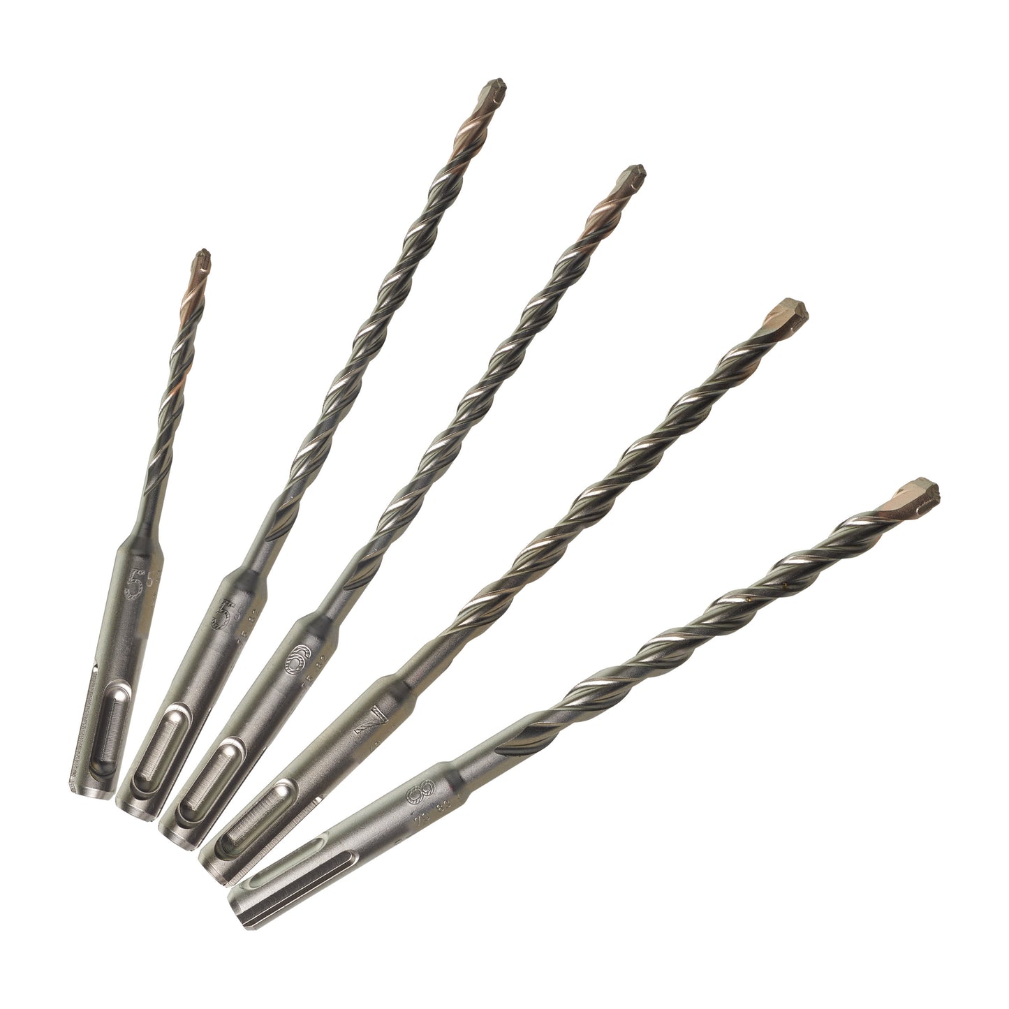 Set accessori Milwaukee martelli perforatori sds-plus (5 pezzi) - contenuto: ø 5,5 x110 mm e ø 5,5 6 7 8 x160 mm - 4932352834