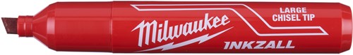 Accessori Milwaukee inkzall rosso l pennarello a punta scalpello | 12 pezzi - 4932471556