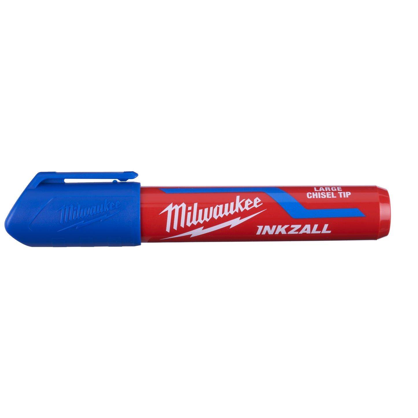 Milwaukee accesorios inkzall azul l marcador de punta de cincel | 12 piezas - 4932471557