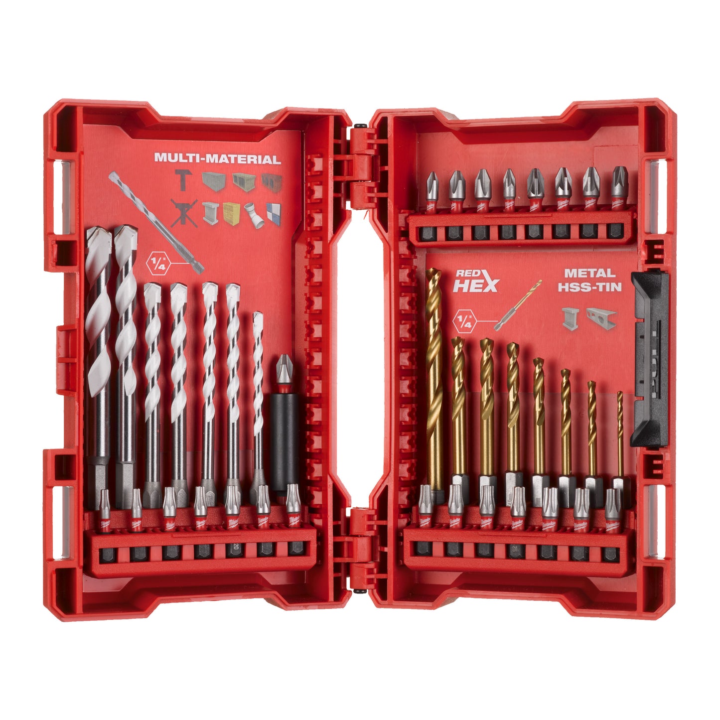 Set trapano a percussione Milwaukee shockwave™ | 39 pezzi - 4932479854