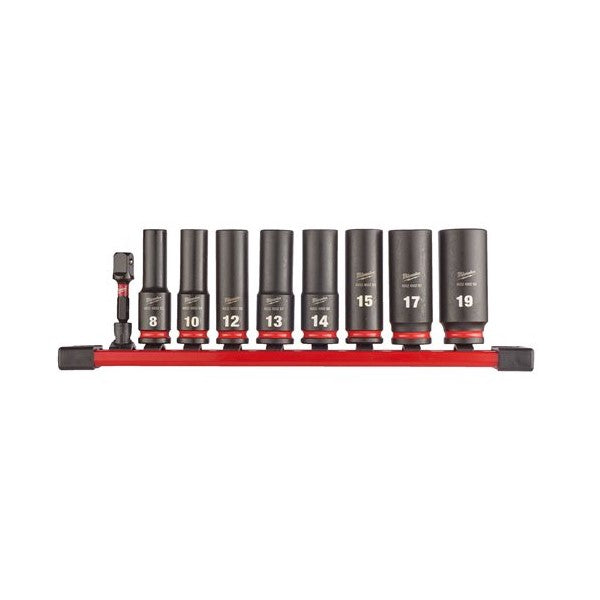 Accesorios Milwaukee 3 8 | casquillo de impacto profundo | conjunto | 9 piezas - 4932480455