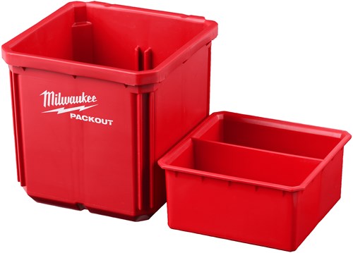 Packout accessori Milwaukee contenitori 10x10 cm (2 pezzi) - 4932480698